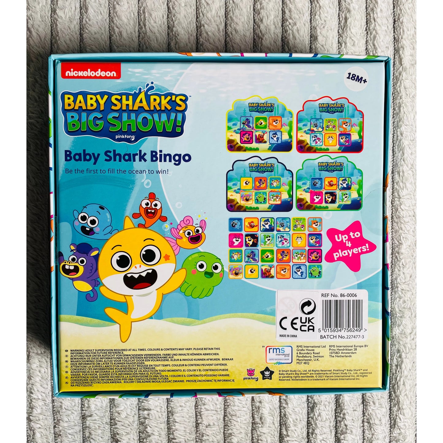 Baby Shark Bingo Game