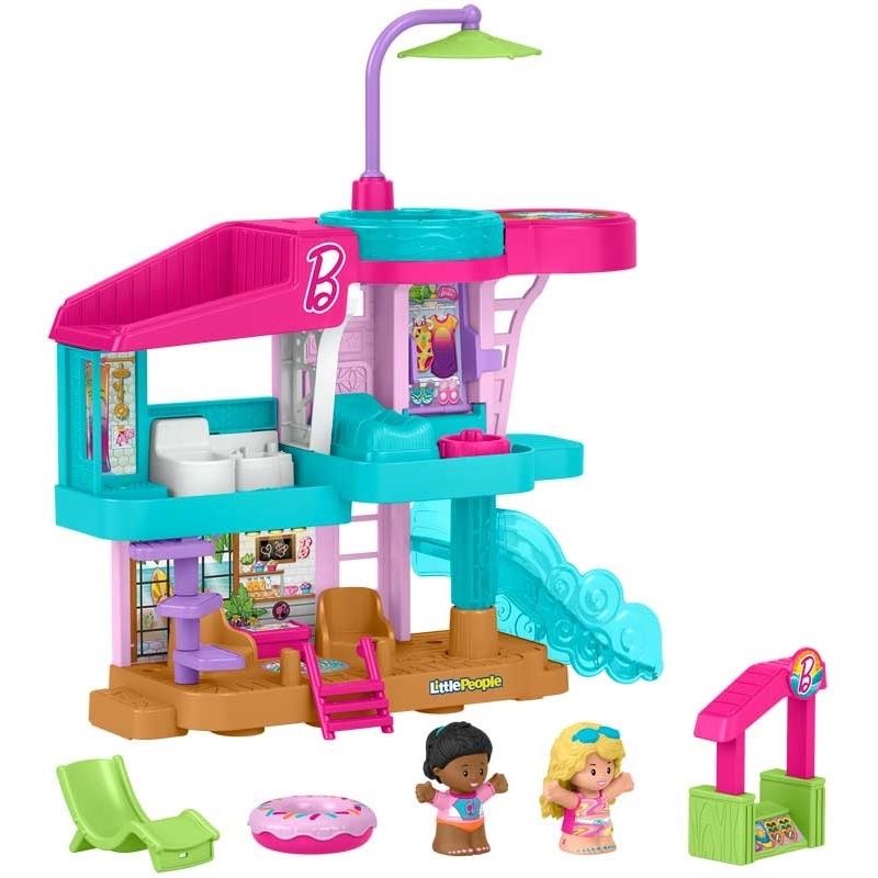 Fisher - Price Little People Barbie Beach House Playset - Planet Toys