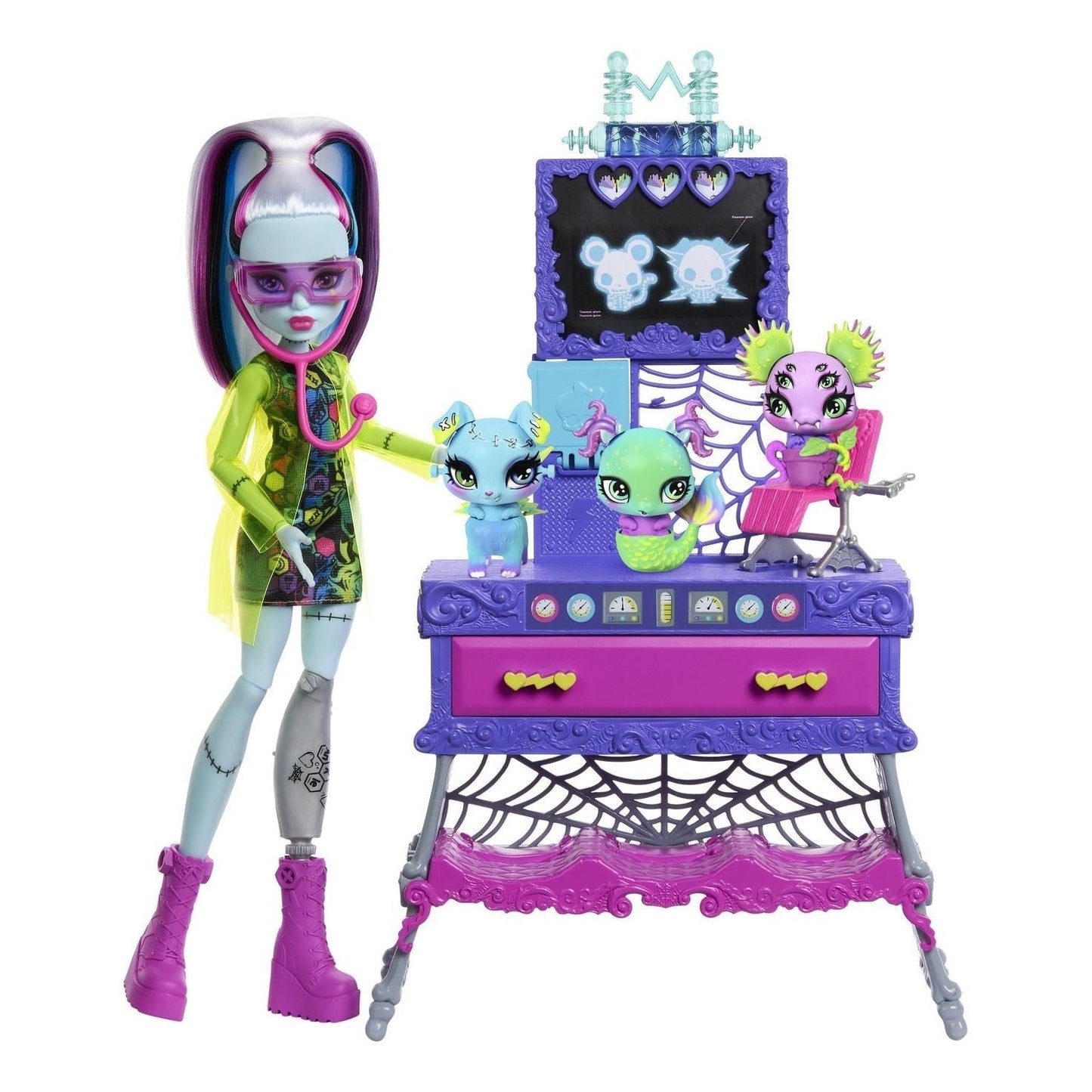 Monster High Make - A - Monster Pet Playset with Frankie Stein Doll - Planet Toys