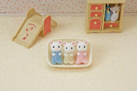 Sylvanian Families Marshmallow Triplets Toy Playset for Ages 3 and Up