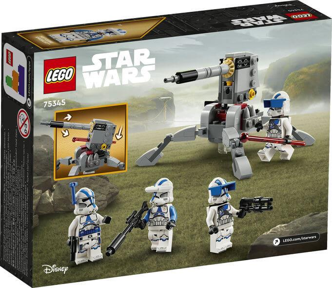 Lego Stars Wars 75345 501st Clone Troopers Battle Pack for Ages 6 & Up