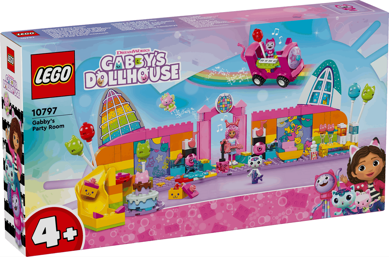 Lego Gabby's Dollhouse 10797 Gabby's Party Room Playset for Ages 4+