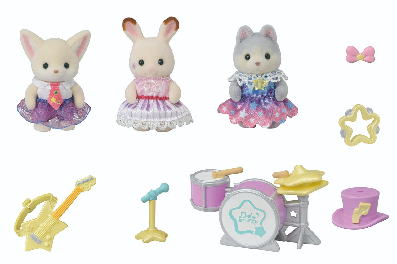 Sylvanian Families Baby Starry Concert Playset for Children Age 3 & Up