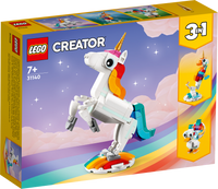 Lego Creator 3 in 1 31140 Magical Unicorn Playset for Ages 7 and Up