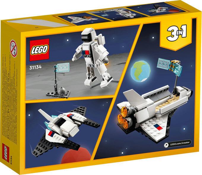 Lego Creator 3 in 1 31134 Space Shuttle Playset for Ages 6 and Up