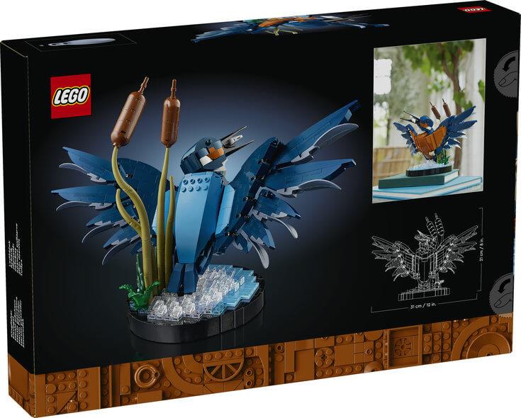 Lego Icons 10331 Kingfisher Bird Model Set for Adults Ages 18 and Up