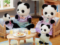 Sylvanian Families Pookie Panda Family Toy Playset for Ages 3 and Up