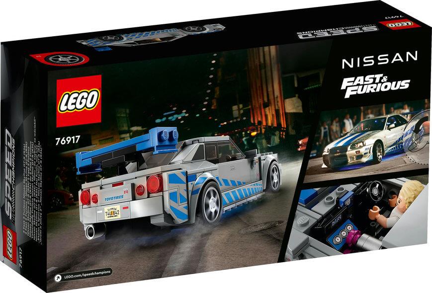 Lego Speed Champions 76917 2 Fast 2 Furious Nissan Skyline GT-R (R34)