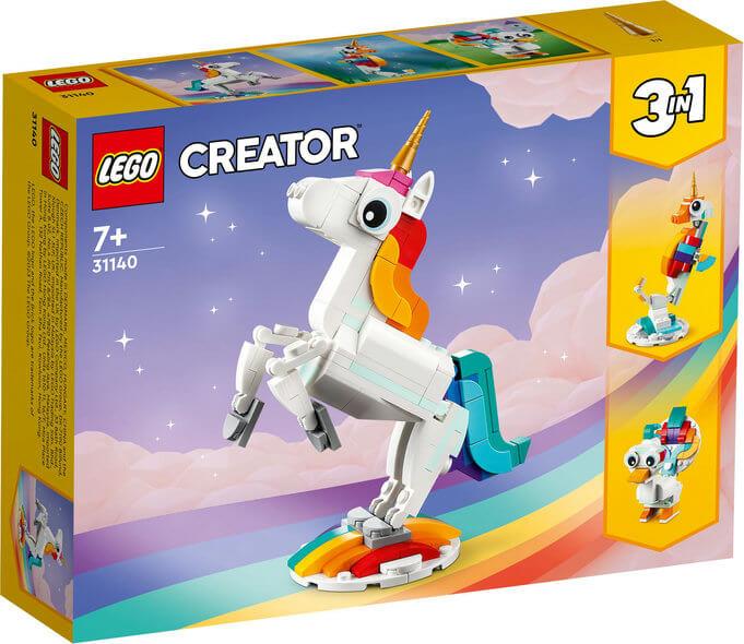 Lego Creator 3 in 1 31140 Magical Unicorn Playset for Ages 7 and Up