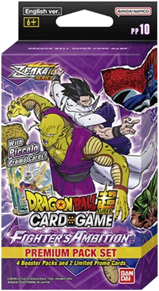 Dragon Ball Super TCG: ZENKAI Series 02 Fighter’S Ambition Premium Pack Set [PP10]