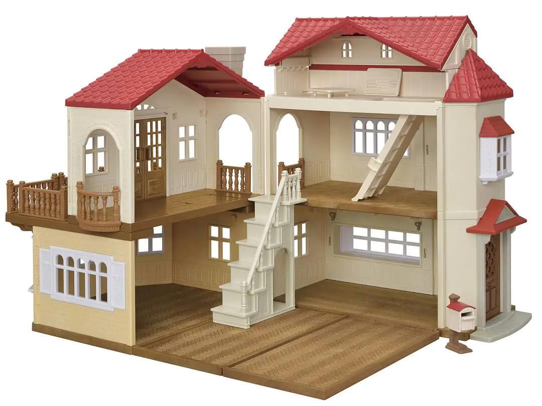Sylvanian Families Red Roof Country Home Secret Attic Playroom Ages 3+