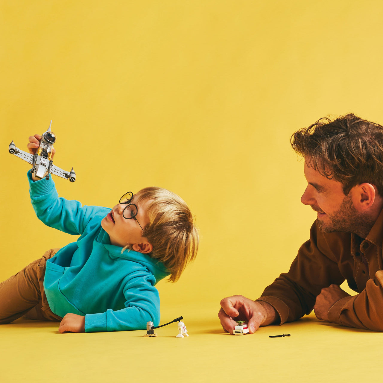 Lego Star Wars 75410 Mando and Grogu's N-1 Starfighter for Ages 4 & Up