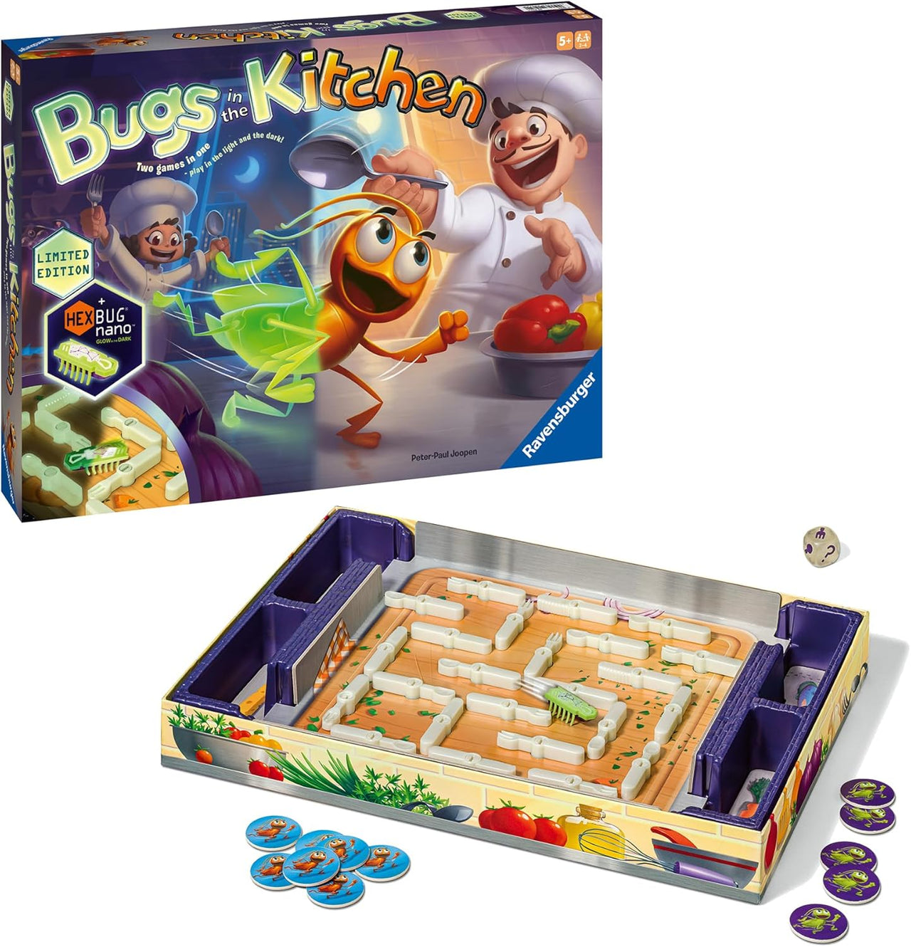 Glow in the Dark Bugs in the Kitchen Board Game