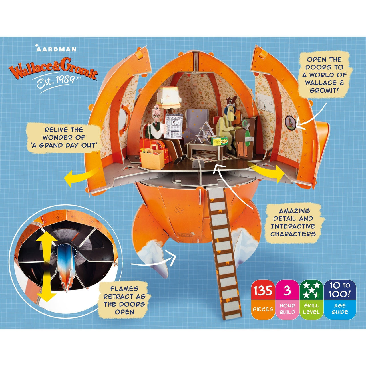 Wallace & Gromit Rocket - Build Your Own