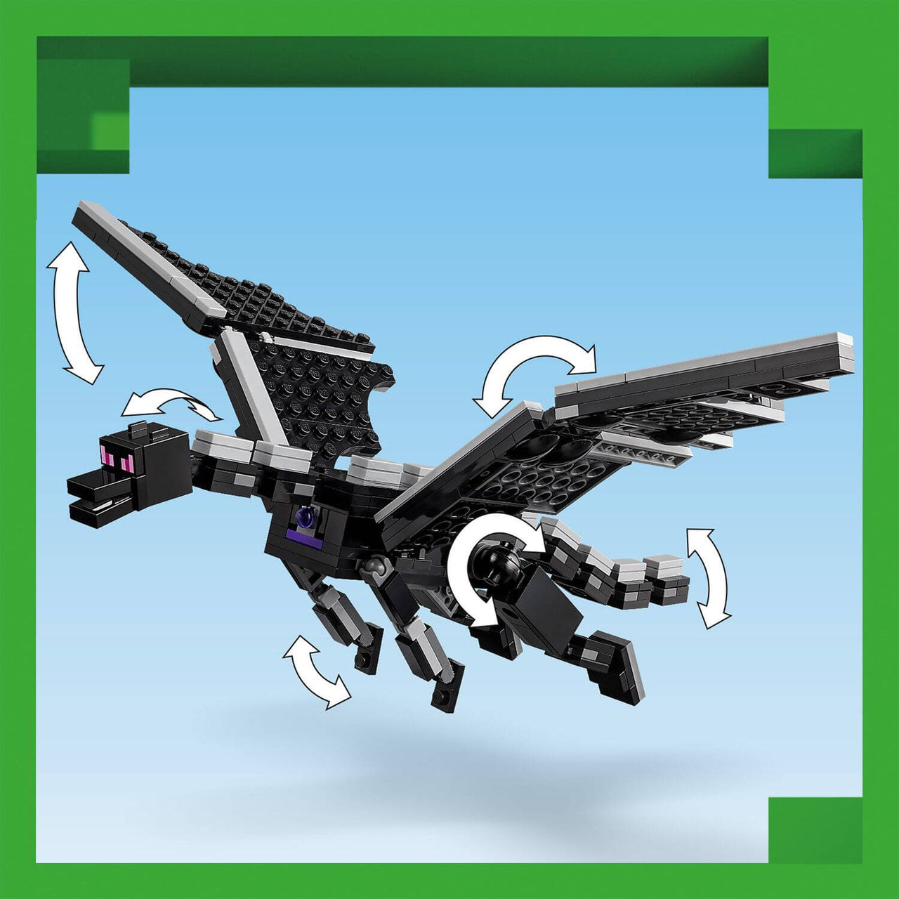 Lego Minecraft 21264 The Ender Dragon and End Ship for Ages 8 and Up