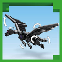 Lego Minecraft 21264 The Ender Dragon and End Ship for Ages 8 and Up