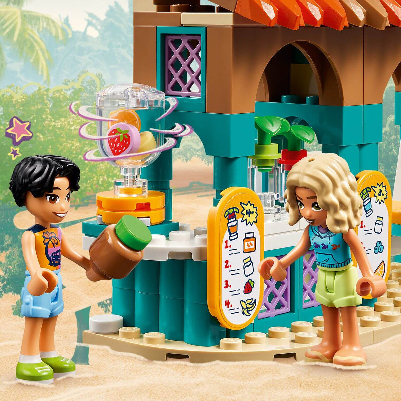 Lego Friends 42625 Beach Smoothie Stand Toy Playset for Ages 6 and Up