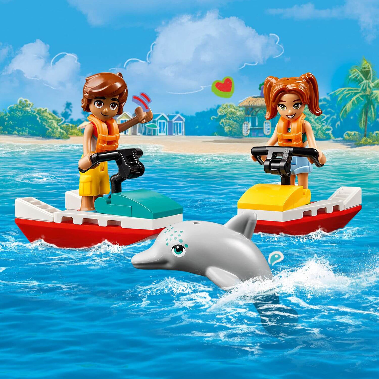 Lego Friends 42623 Beach Water Scooter Toy Playset for Ages 4 and Up