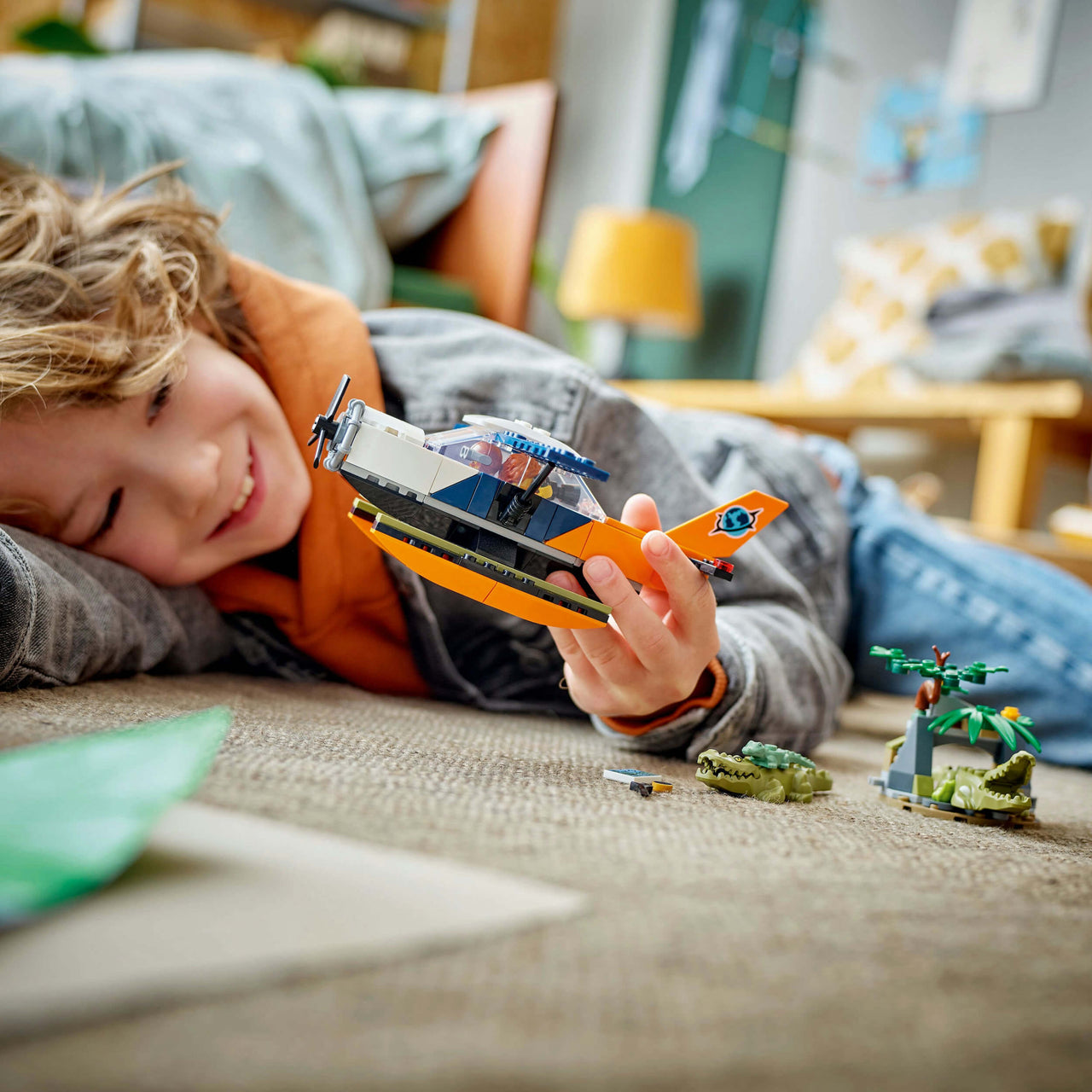 Lego City 60425 Jungle Explorer Water Plane Playset for Ages 6 and Up