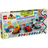 Lego Duplo 10445 F1 Team Race Cars & Drivers for Toddlers Ages 2 & Up