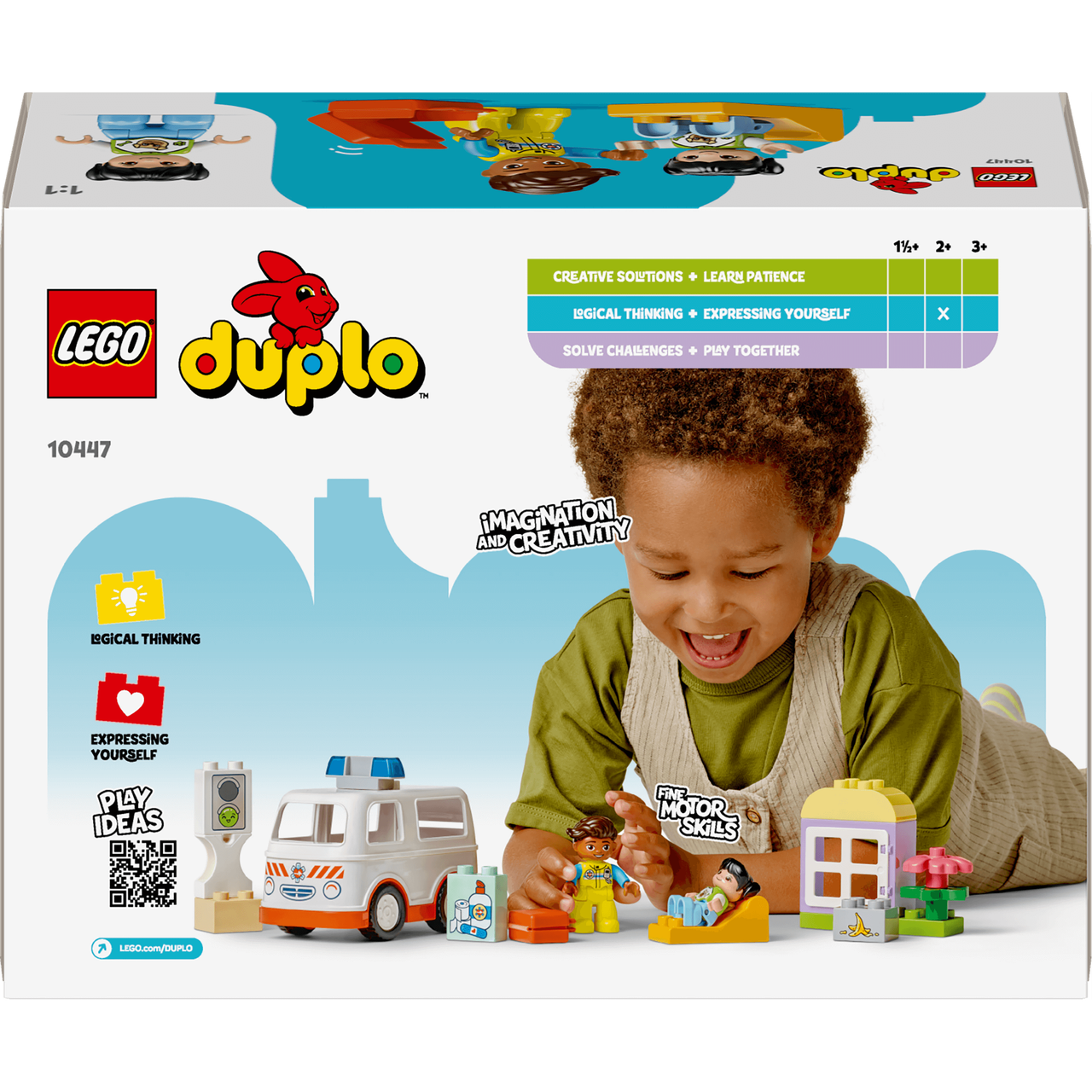 Lego Duplo 10447 Ambulance & Driver Playset for Toddlers Ages 2 and Up