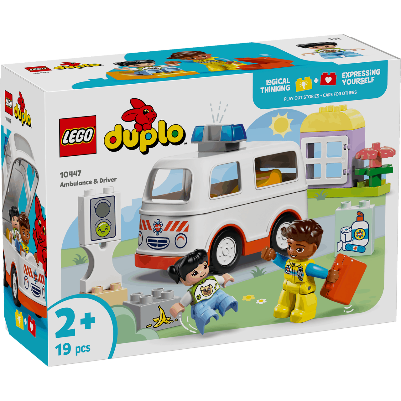 Lego Duplo 10447 Ambulance & Driver Playset for Toddlers Ages 2 and Up