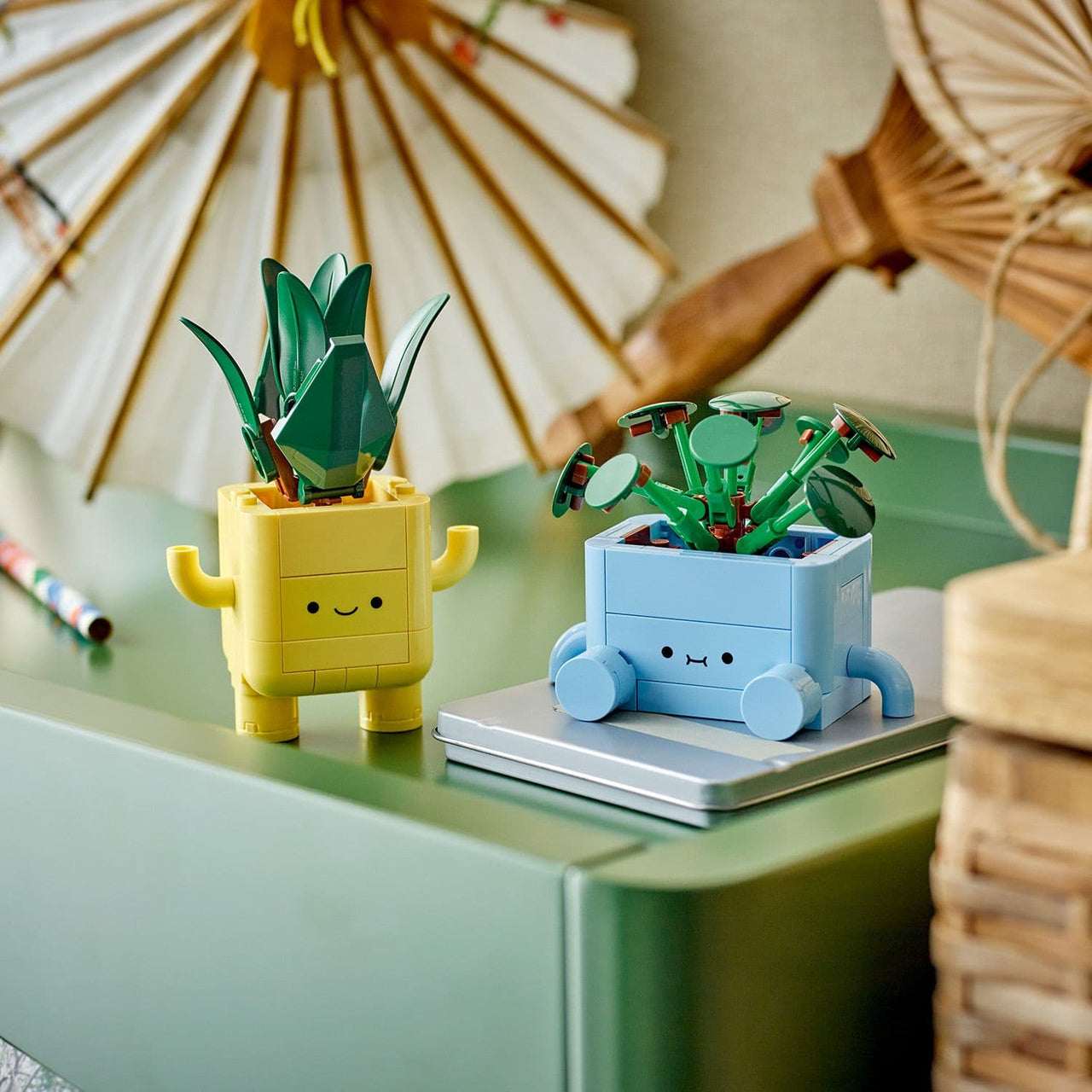 Lego Botanicals 10349 Happy Plants Toy Building Kit for Ages 9 and Up