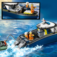 Lego City Police 60456 Police Boat Chase Toy Playset for Ages 6 and Up