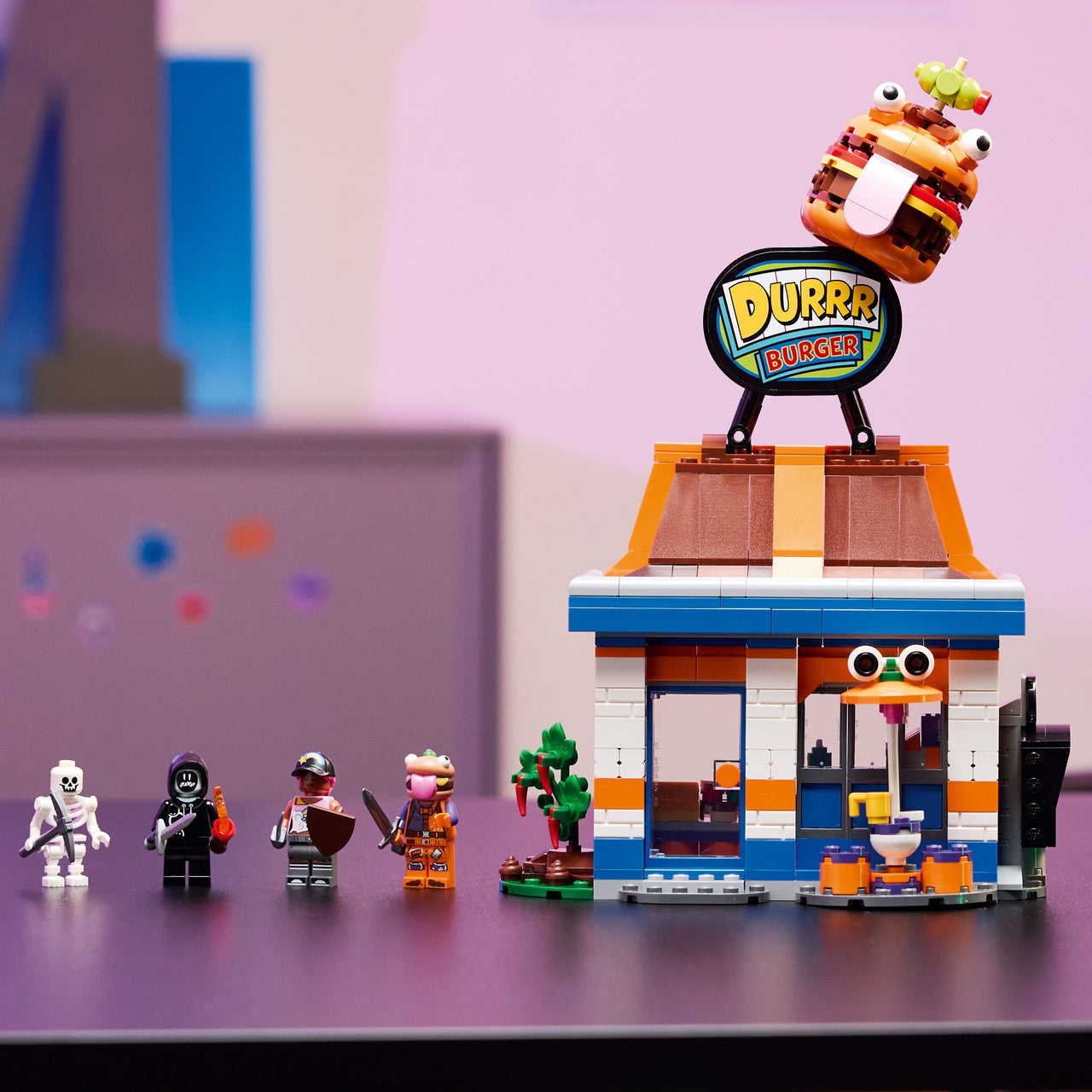 Lego Fortnite 77076 Durrr Burger Restaurant Playset for Ages 10 and Up