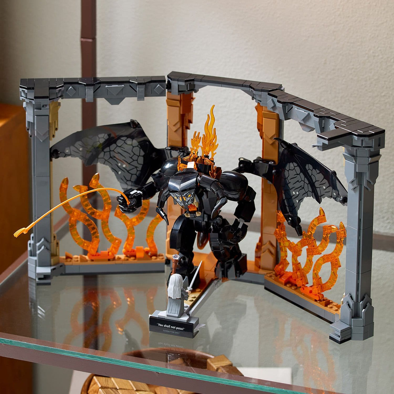 Lego Icons 10367 The Lord of the Rings: Balrog Book Nook for Ages 18+