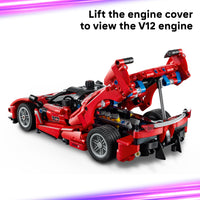 Lego Technic 42212 Ferrari FXX K Buildable Car Playset for Age 10 & Up