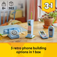 Lego Creator 3 in 1 31174 Retro Telephone Rebuildable Set for Ages 8+