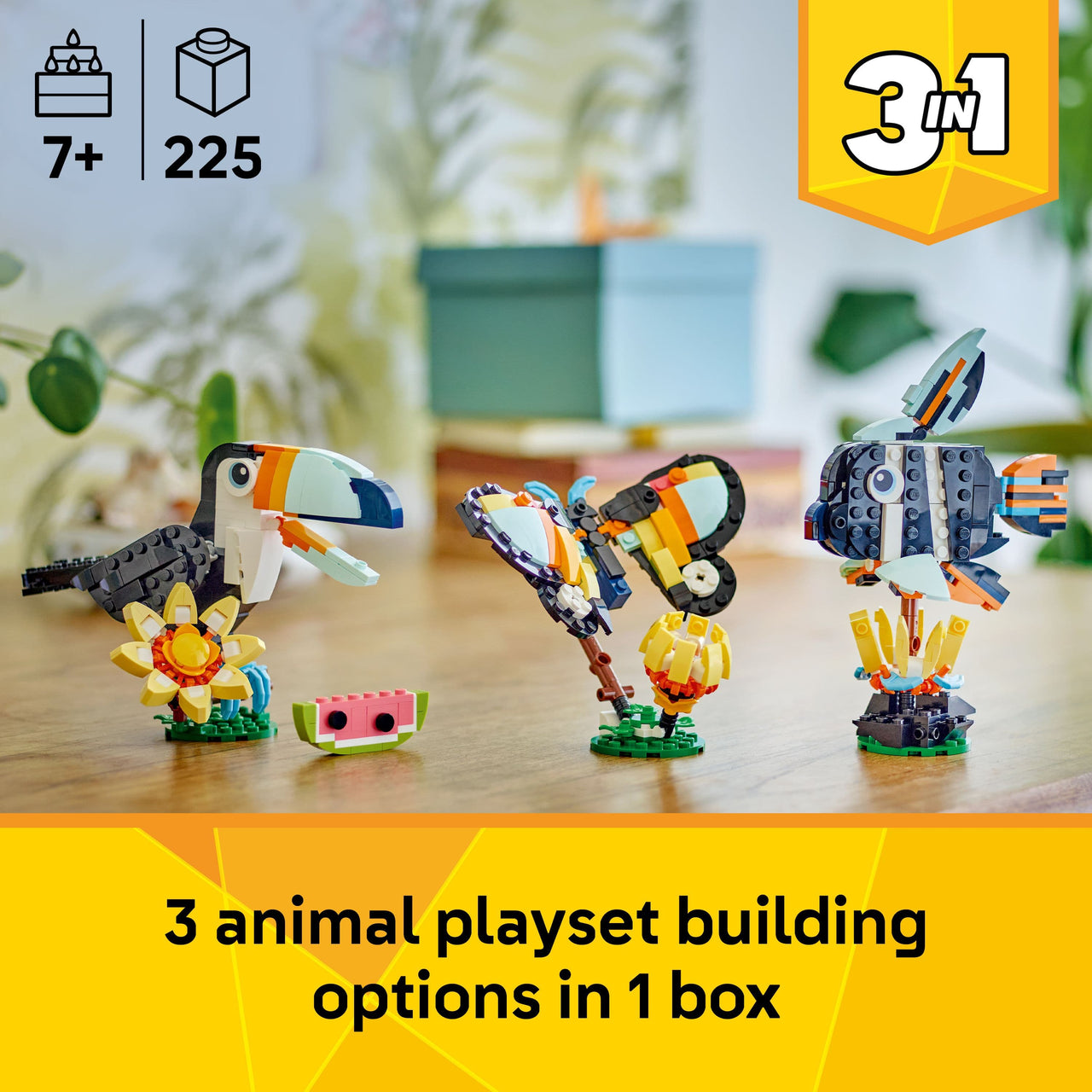Lego Creator 3 in 1 31173 Wild Animals: Tropical Toucan for Age 7 & Up