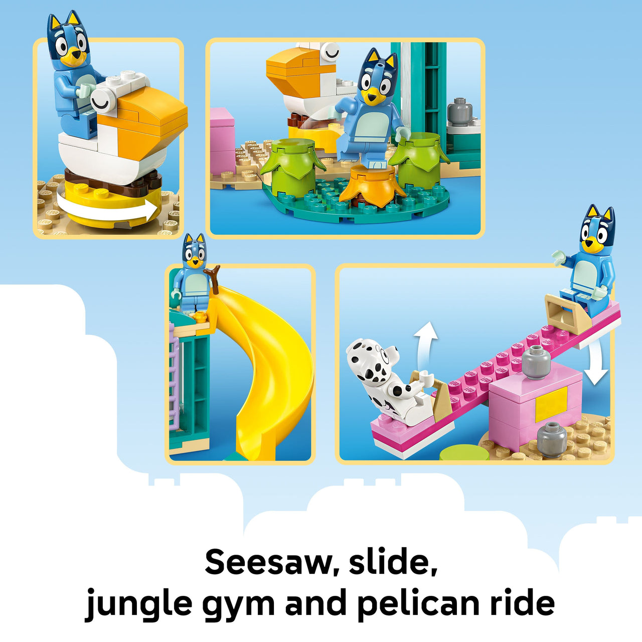 Lego Bluey 11201 Playground Fun with Bluey and Chloe for Ages 4 and Up