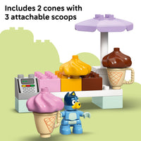 Lego Duplo Bluey 10458 Ice Cream Trip with Bluey for Toddlers Ages 2+