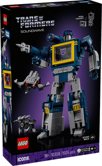 Lego Icons 10358 Transformers: Soundwave for Collectors Aged 18 and Up