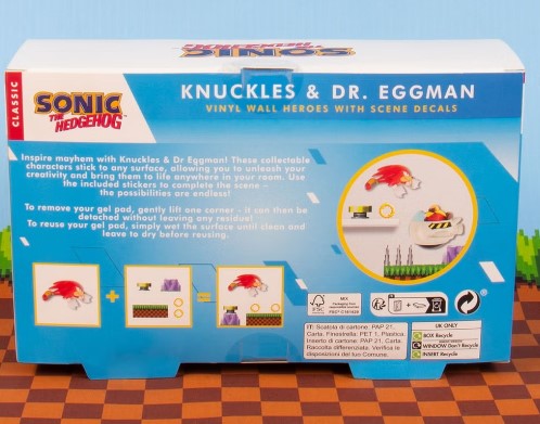 Fizz Creations Knuckles and Dr Eggman Comic Ons