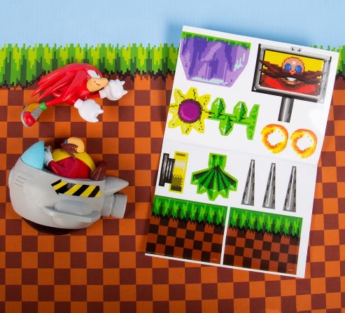 Fizz Creations Knuckles and Dr Eggman Comic Ons