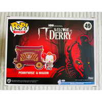 Funko Pop! Town IT Welcome to Derry Vinyl Figure 49 Pennywise & Wagon