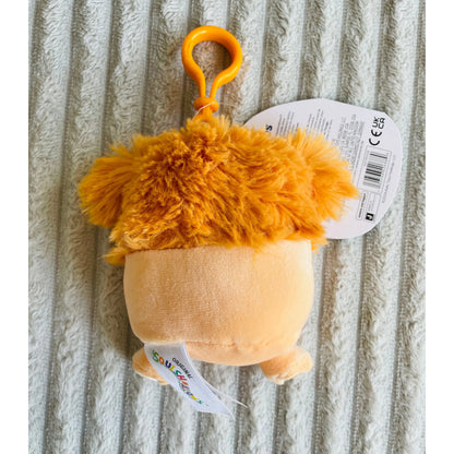 Squishmallows 3.5" Mini Clip-On Plush Shasta the Orange Bigfoot