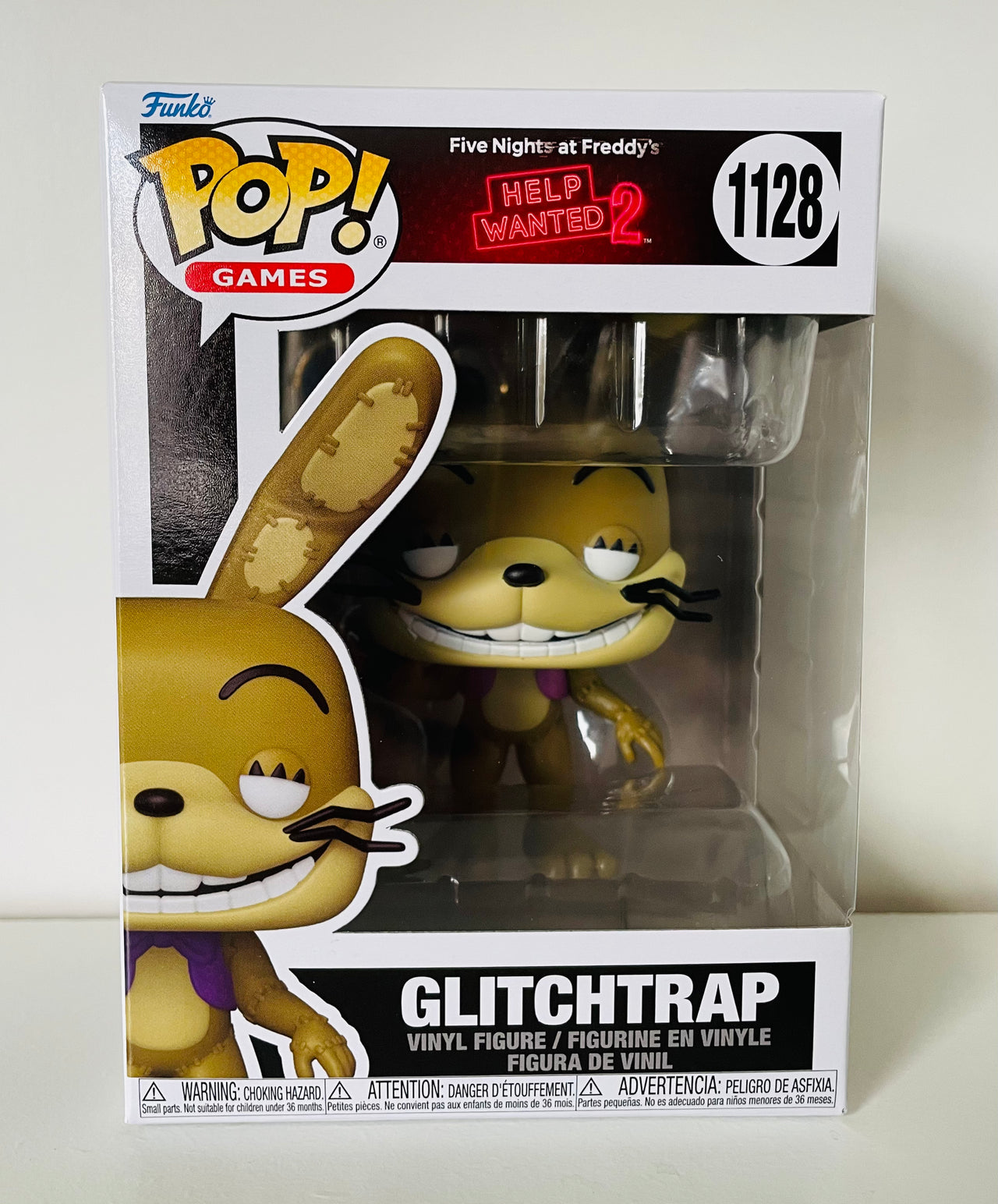 Funko Pop! Games Five Nights at Freddy's Help Wanted 2 Vinyl Figure 1128 Glitchtrap