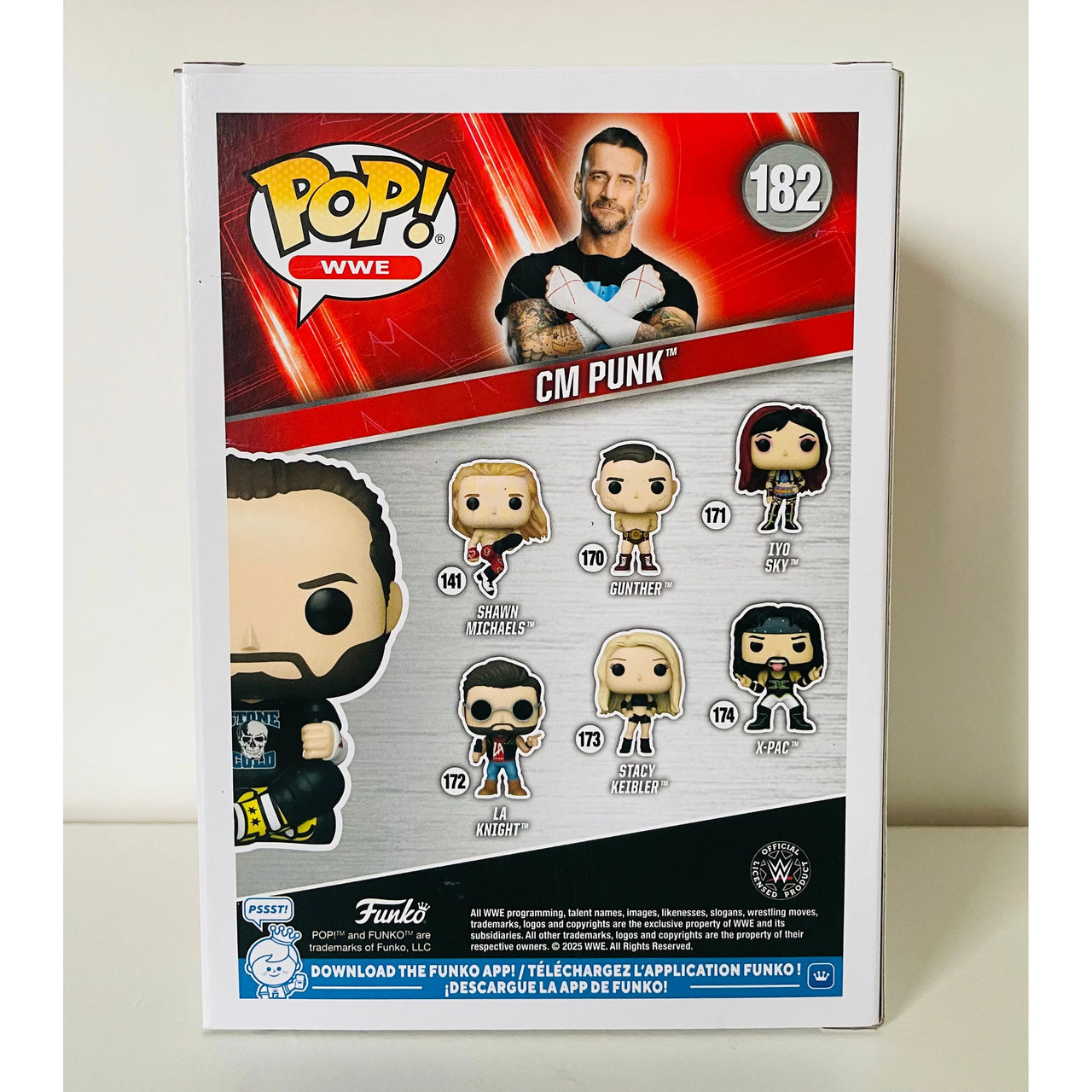 Funko Pop! WWE Vinyl Figure 182 CM Punk