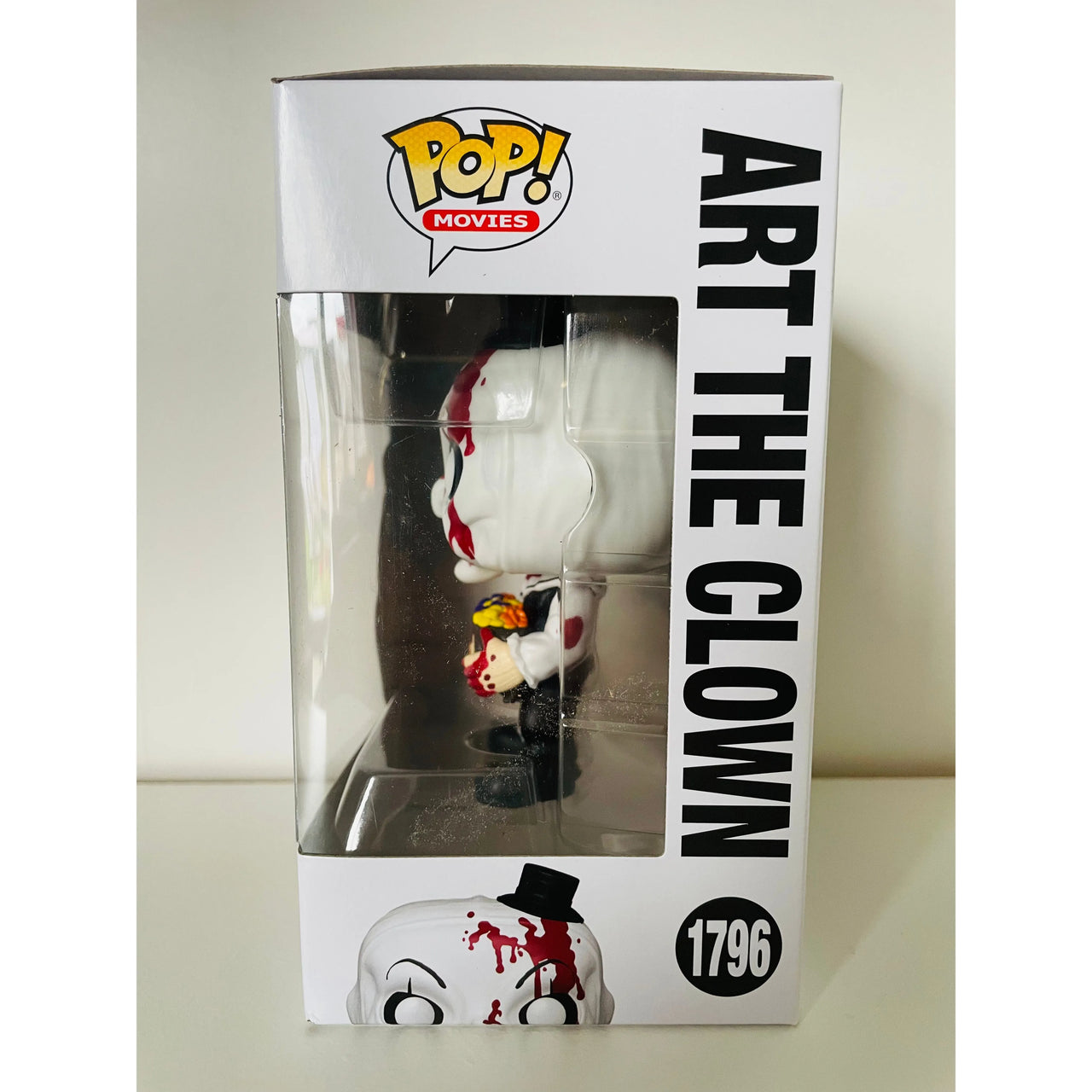 Funko Pop! Movies Terrifier Vinyl Figure 1796 Art the Clown with Candy Filled Head