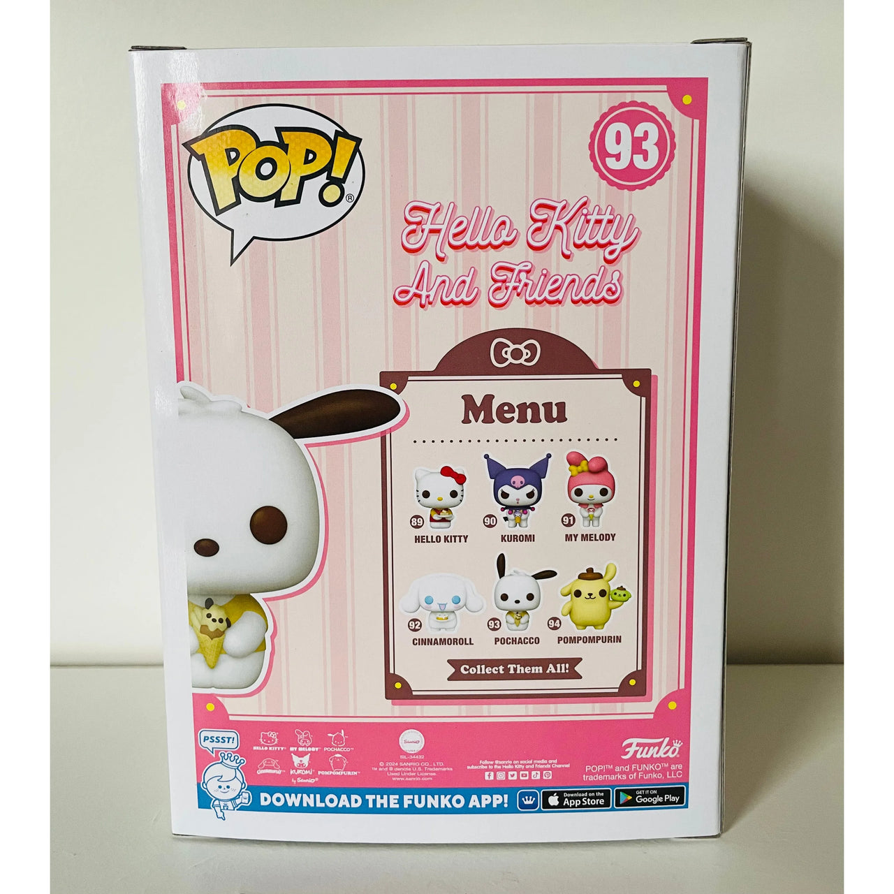 Funko Pop! Hello Kitty and Friends Vinyl Figure 93 Pochacco