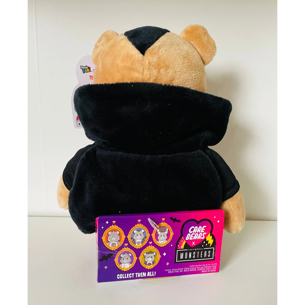 Care Bears 22cm Plush Universal Monsters Tenderheart as Dracula