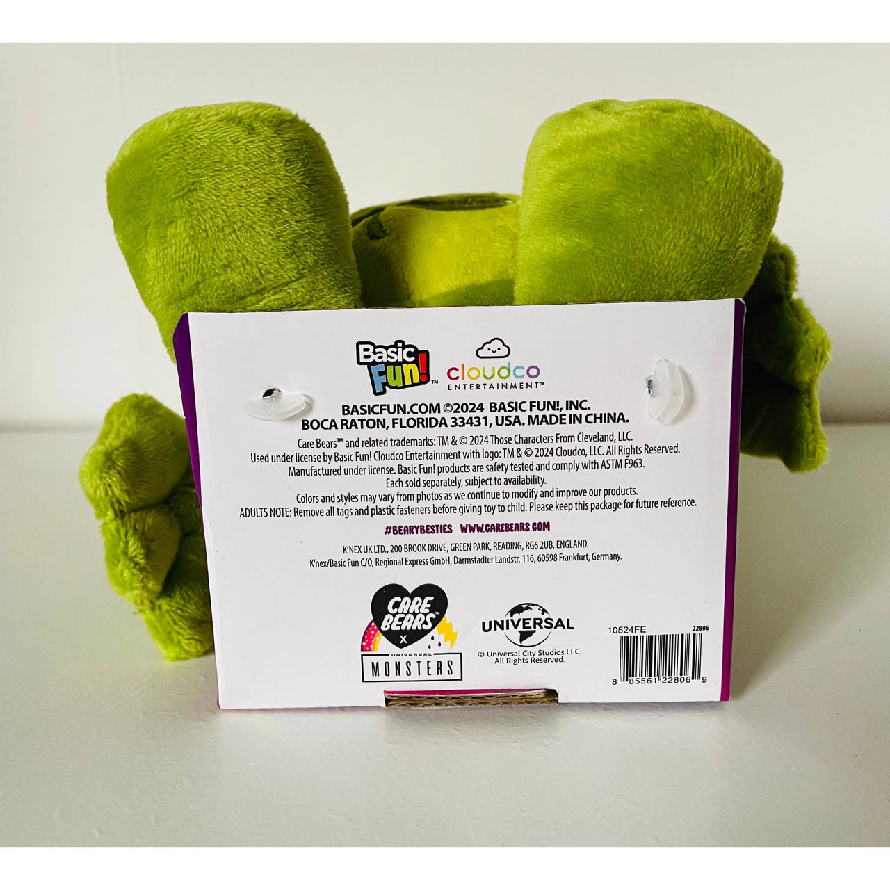 Care Bears 22cm Plush Universal Monsters Good Luck as the Creature from the Black Lagoon