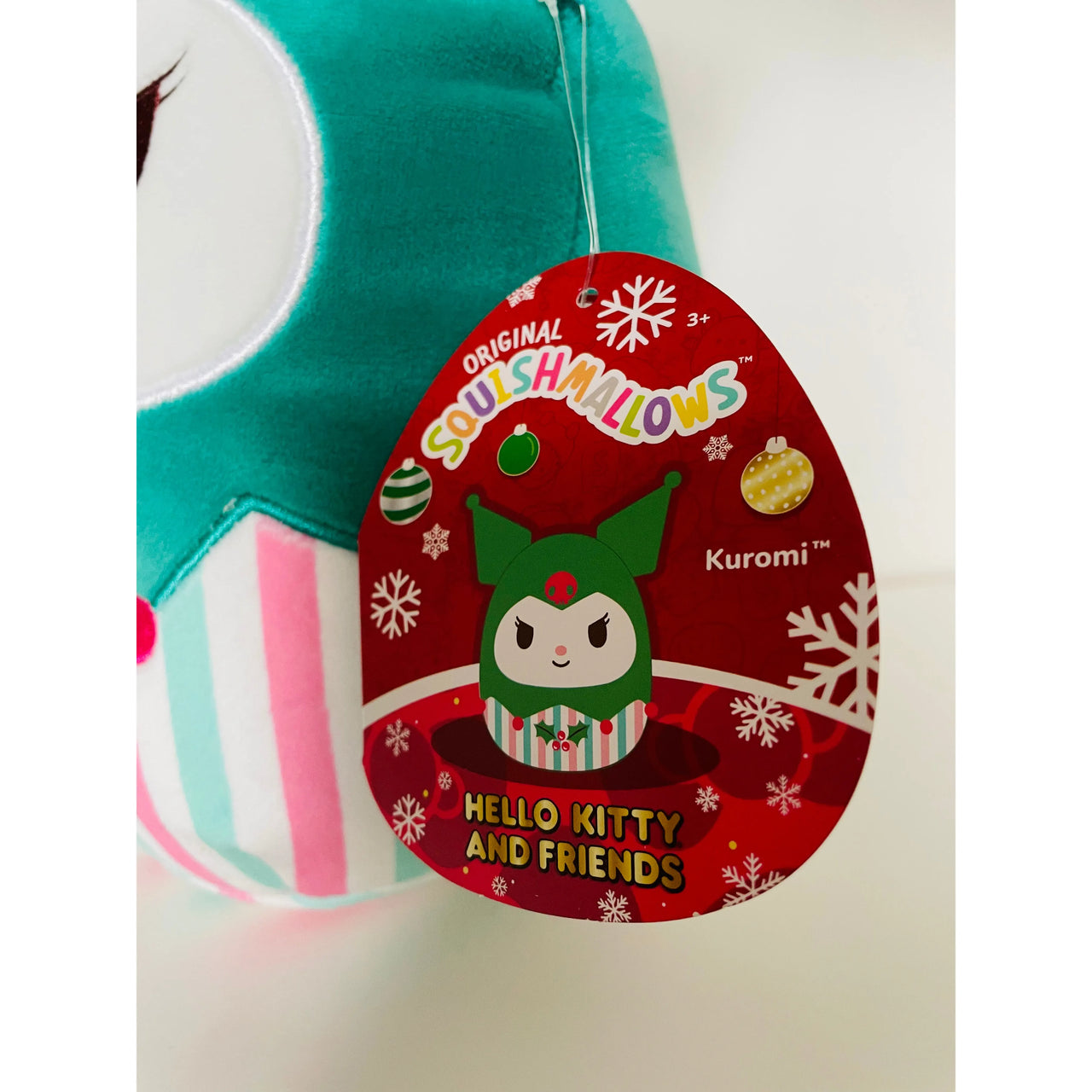 Squishmallows Hello Kitty and Friends Holiday 8 Inch Plush Kuromi