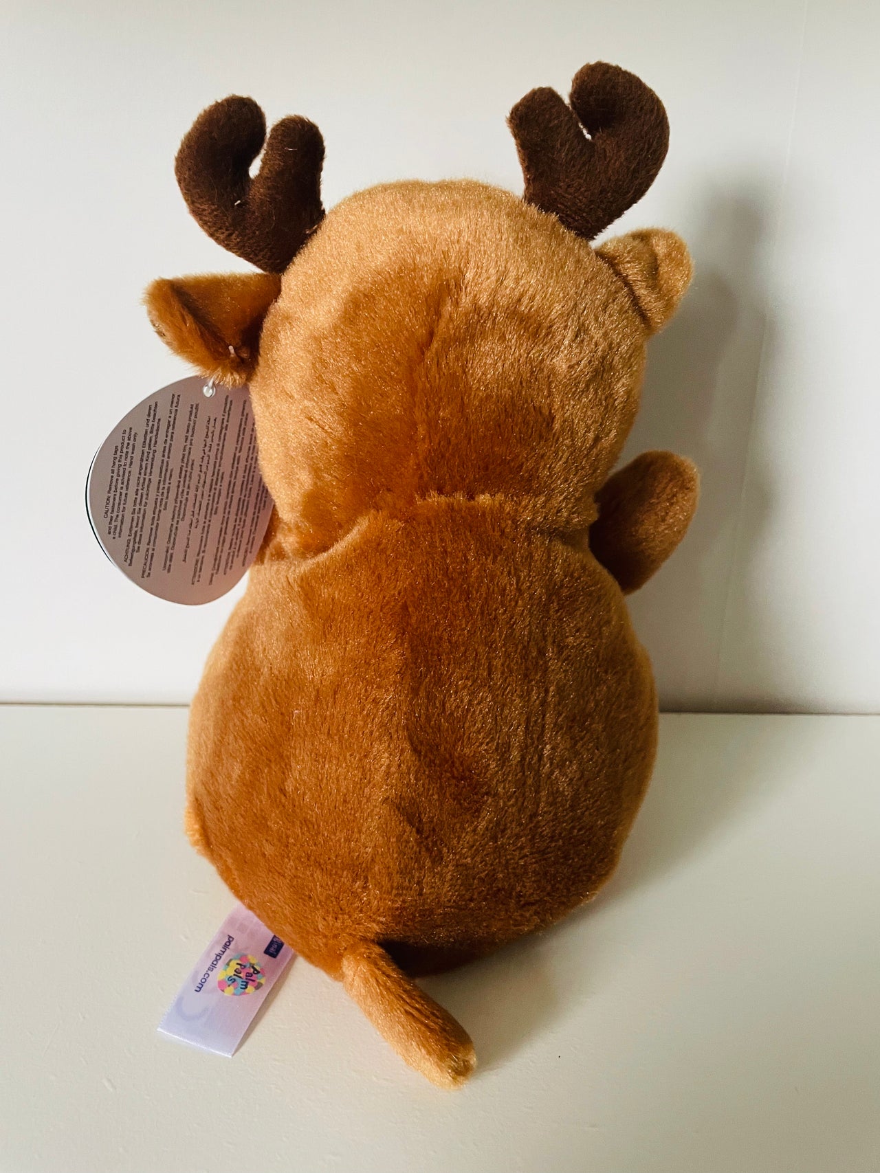 Palm Pals Cinnamon Reindeer Medium Soft Toy 8 Inch