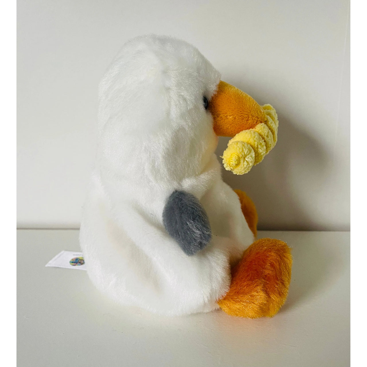 Palm Pals Buoy Seagull With Fry Soft Toy 5 Inch