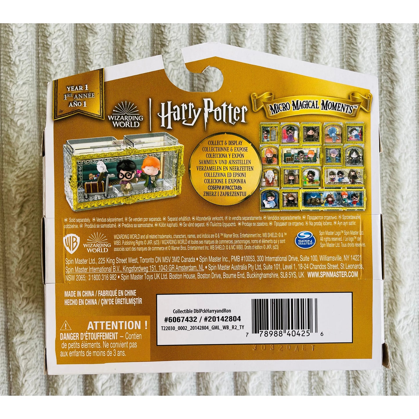 Harry Potter Micro Magical Moments Year 1 Hedwig Harry Potter Ron Weasley